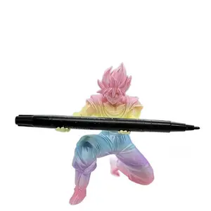 3D Printed Ninja Action Figure Desk Decor Saiyan Pen Holder Creative Storage Hero Model Toy Gift for Kids Summer Vibes Outdoor Fun
