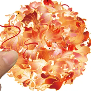 50pcs Koi Fish Stickers for Water Bottles & Laptops, Waterproof Vinyl Decals, Japanese & Nature Themed, Decorative Stickers, Perfect Gift for All