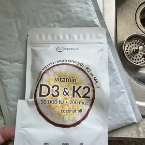 Product Review of Micro Ingredients Vitamin D3 K2 Supplement Softgels from W**y