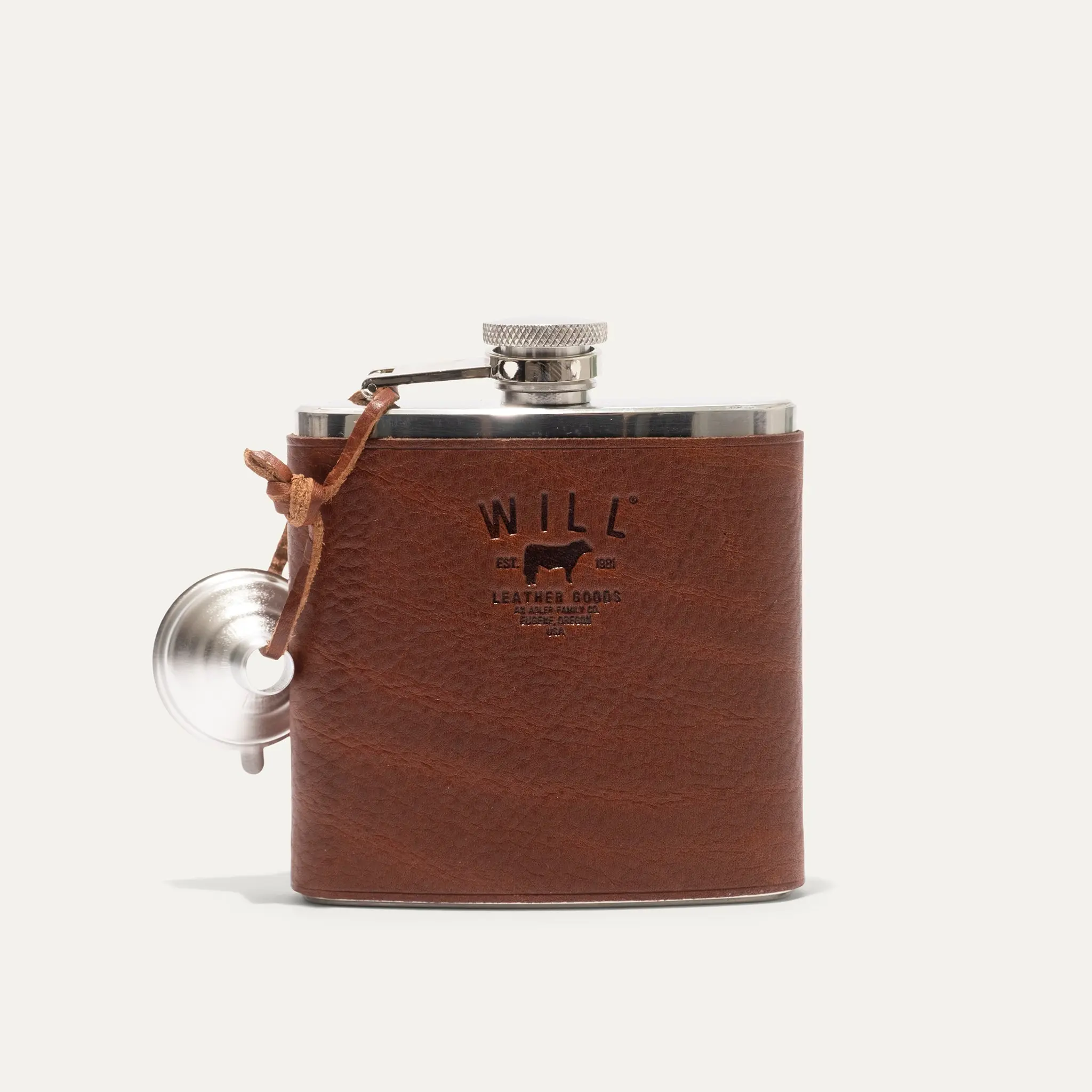 Leather & Stainless Steel Flask Leather & Stainless Steel Flask