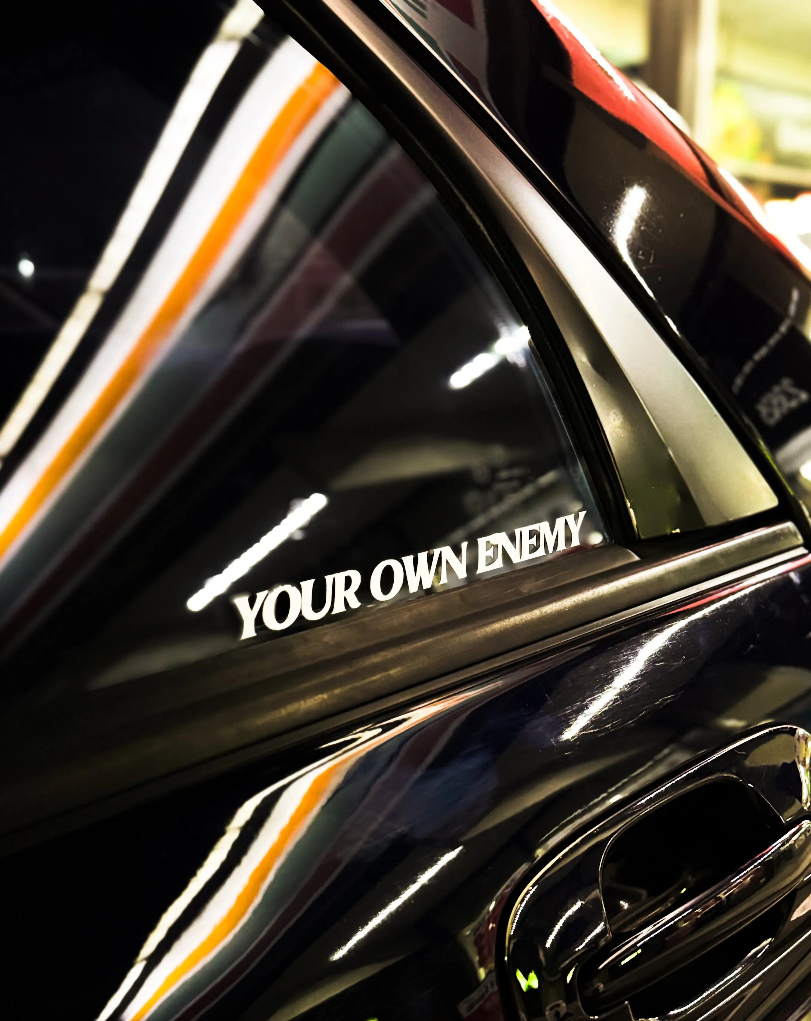 Your Own Enemy Decal - Vinyl Car Sticker