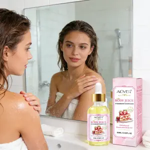 Aliver Women's Body Care Fruit Oil 60ML, Low Concentration Moisturizing Massage Oil, Hydrating Skin, Moisture Daily Skincare Essential