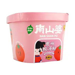 NANSHANPO Guizhou Sour Soup Rice Noodles 159g - Non-Fried Instant Spicy & Sour Flavor Noodles