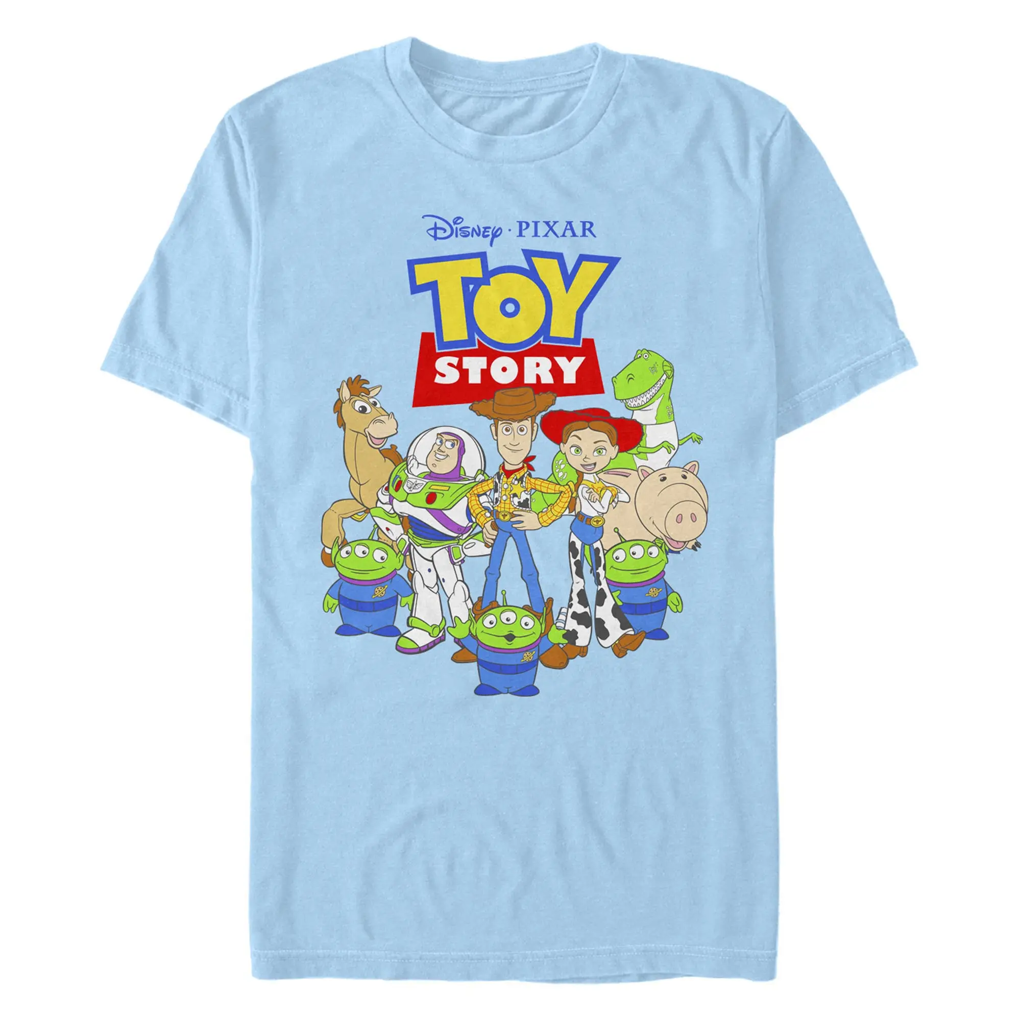 Men's Toy Story Main Characters Logo T-Shirt