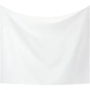 White Polyester Tapestry for Tie Dyeing Large Blank Plain Backdrop DIY Hanging Wall Tapestry, for DIY Crafts Bath Towel Travel Towel Bedroom Living Room Decor