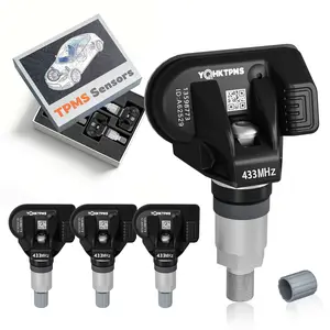 TPMS GM 433MHz Pre-Programmed Tire Pressure Monitoring Sensor Compatible with Chevrolet Silverado 1500/2500/3500 2019-2025 | GMC Sierra 1500/2500/3500 2019-2025/OE#13598773(Set of 4)