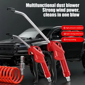 Extended Dust Blower Gun, High Capacity Long Nozzle, Ergonomic Handle, Ideal for Car, Industrial & Home Cleaning, Durable Rust-Resistant Air Tool, Handheld Portable Blower