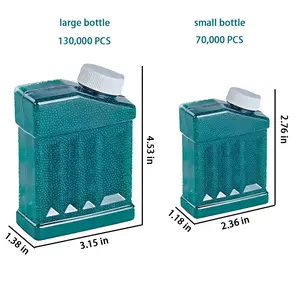 Vase filler (7–8 mm; one bottle contains 130,000 pieces), expansion balls for hydroponic growing media, suitable for hydroponic systems and indoor plant cultivation, hydroponic decorations, vase decorations