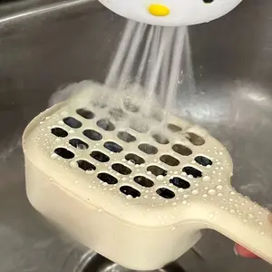 Mini Fruit Strainer Basket with Handle, Durable Plastic Kitchen Filter, Suitable for Cherries and Blueberries, Easy Clean