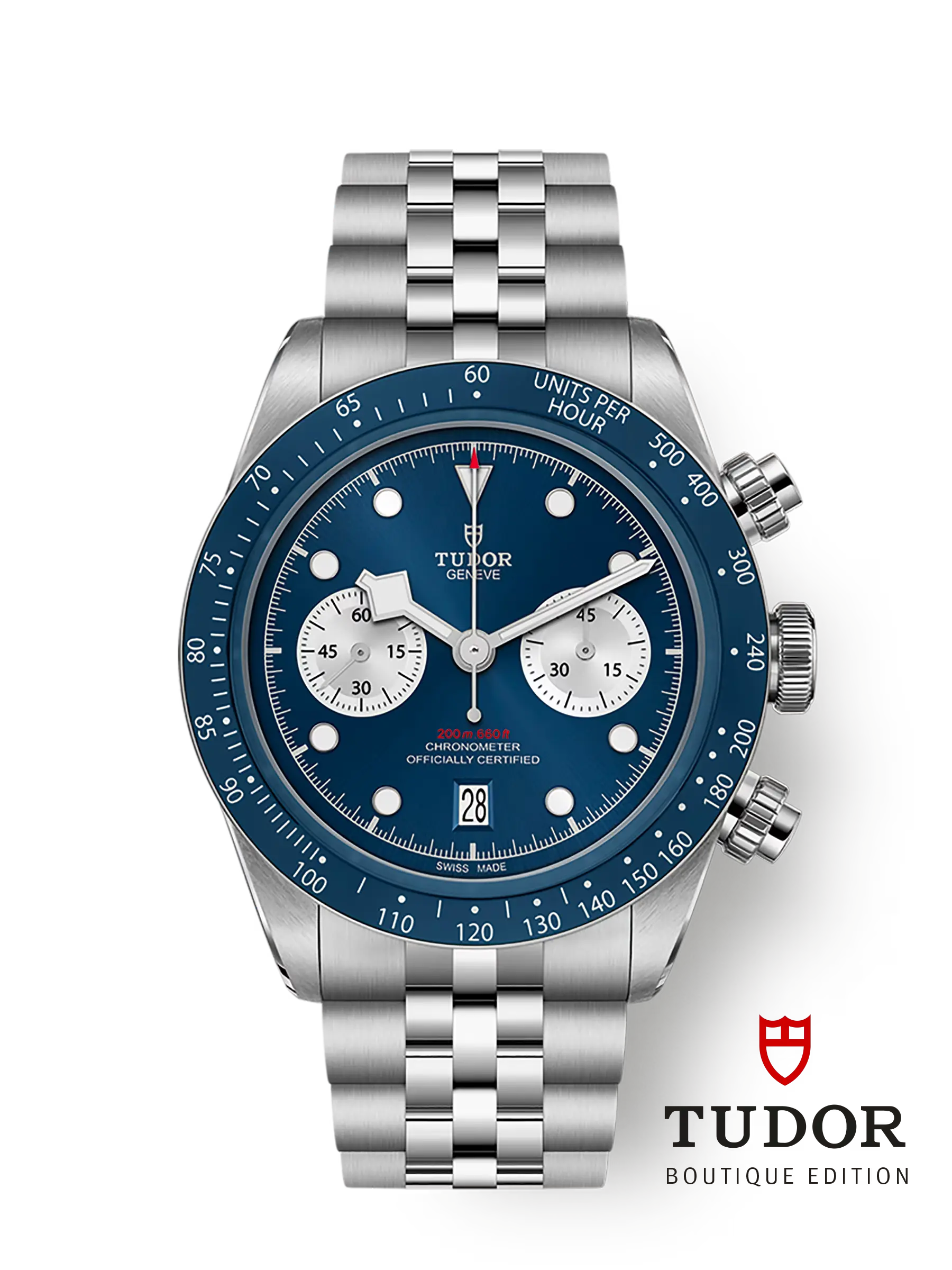 Tudor Black Bay Chrono 41mm Blue Dial Steel Bracelet M79360B-0002