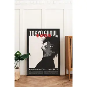Tokyo Ghoul Poster Manga Art Anime Wall Print Minimalist Kaneki Wall Art.