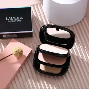 Dual Color Concealer Transparent Powder, Lightweight Makeup for Flawless Finish, Ideal for All Skin Types and a Natural Look, Oil Control Powder