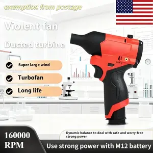 Brushless Jet Blower for Milwaukee 12V Battery 160000RPM Control Violent Turbo Fan Electric Air Duster (No Battery)
