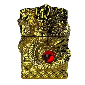 Kitchen Torch (Fuel not Included) Dragon Zippy Design, Windproof Torch, Refillable, Torch for Cooking, Kitchen, Candles