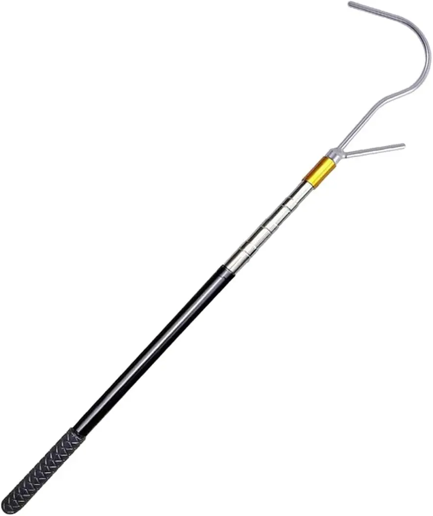 Cordless Blind Extension Pole, Curtain Shade Push Pull Draw Rod Blind Wand Adjustable 16"-60" Telescopic Extra Long Made of Stainless Steel Material for Skylight Roller Blinds