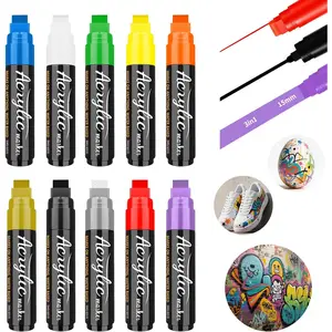 Poster Markers for Classroom & Event Signs 10 Pack 15mm Thick Felt Tip Bold Quick-Dry  Pens for Poster Board, Fabric, Banners & School Projects, Teacher & Holiday  Supplies
