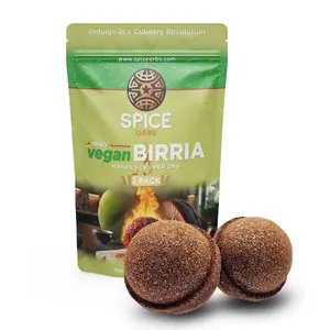 Large Spicy Vegan Birria Bomb 2-Pack – Perfect Spice Bomb for Authentic Spicy Birria Flavor – Great for Vegan Cooking! Seasons 5-8 lbs of Protein.