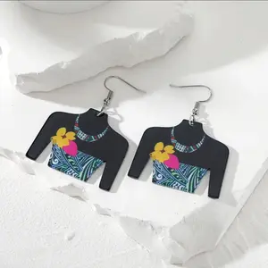 Beautiful acrylic statement earrings