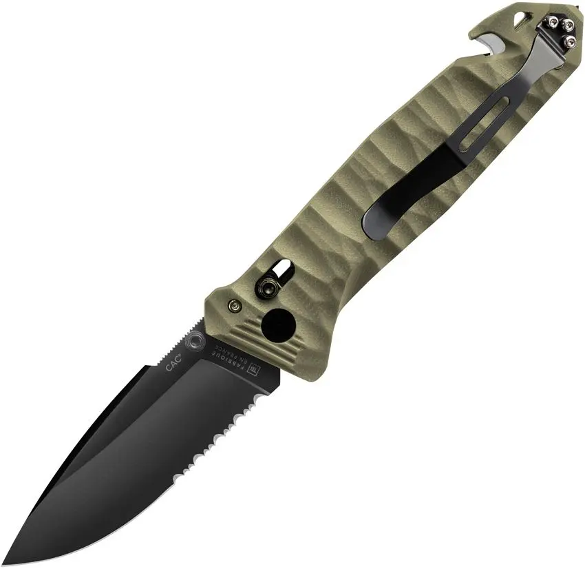 Utility OD Green (Serrated Blade)