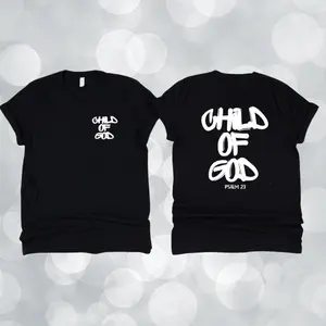 Child Of God T-shirt, 2-Sided Printing Christian Shirt, Faith Shirt, J.e.s.u.s Shirt Comfort Unisex New