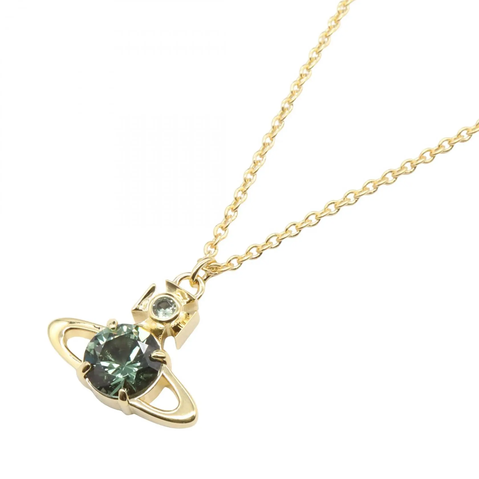 Pre-owned vivienne westwood Brass Small Leather Goods Reyna Large Necklace