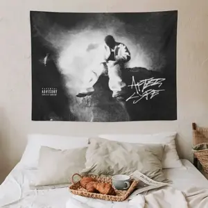 1pc 40x60 Inch Yeat Music Album Poster Tapestry Flag - Premium Peach Light Beige Fabric Wall Hanging with Exclusive Artwork, Horizontal Design for Living Room & Bedroom Decor, No Electricity Needed, Perfect Gift for Music Fans, Music Wall Art