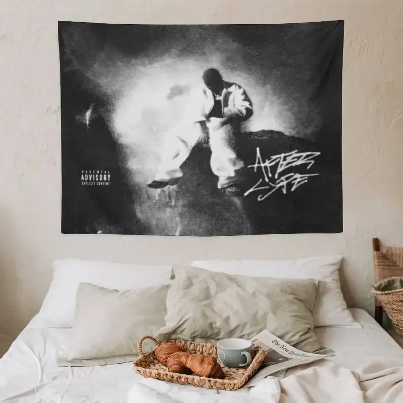 1pc 40x60 Inch Yeat Music Album Poster Tapestry Flag - Premium Peach Light Beige Fabric Wall Hanging with Exclusive Artwork, Horizontal Design for Living Room & Bedroom Decor, No Electricity Needed, Perfect Gift for Music Fans, Music Wall Art