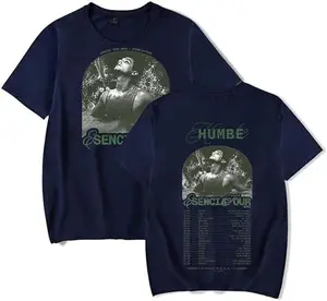 Humbe ESENCIA Tour 2024 T-Shirt Singer Tour Merch Women Men Summer Crewneck Short Sleeve Tee