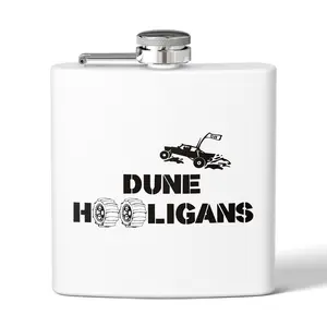 Flask - Original Dune Hooligans Logo Stainless Steel 6oz Drinkware Tumblers