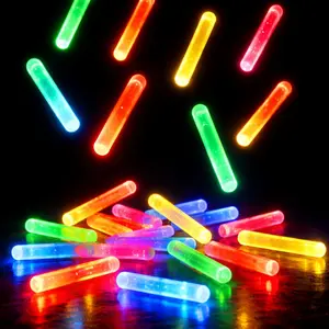 100 count Mini Glow Sticks  Colors, Bulk Mini Glow in the Dark Sticks for Easter Eggs Filler, Easter Basket Stuffers, Easter Night Egg , Fishing Floats, Halloween Glow Party