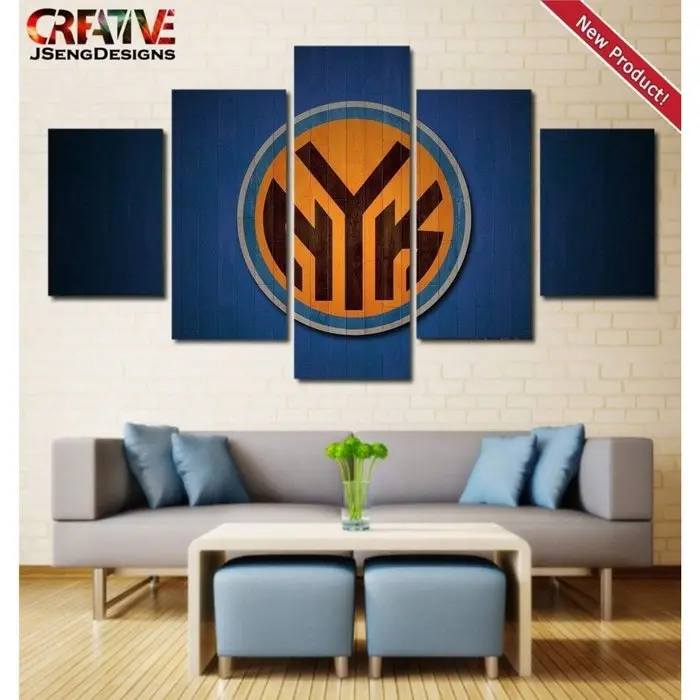 New York Knicks Wall Art Canvas Painting Decor Framed Poster