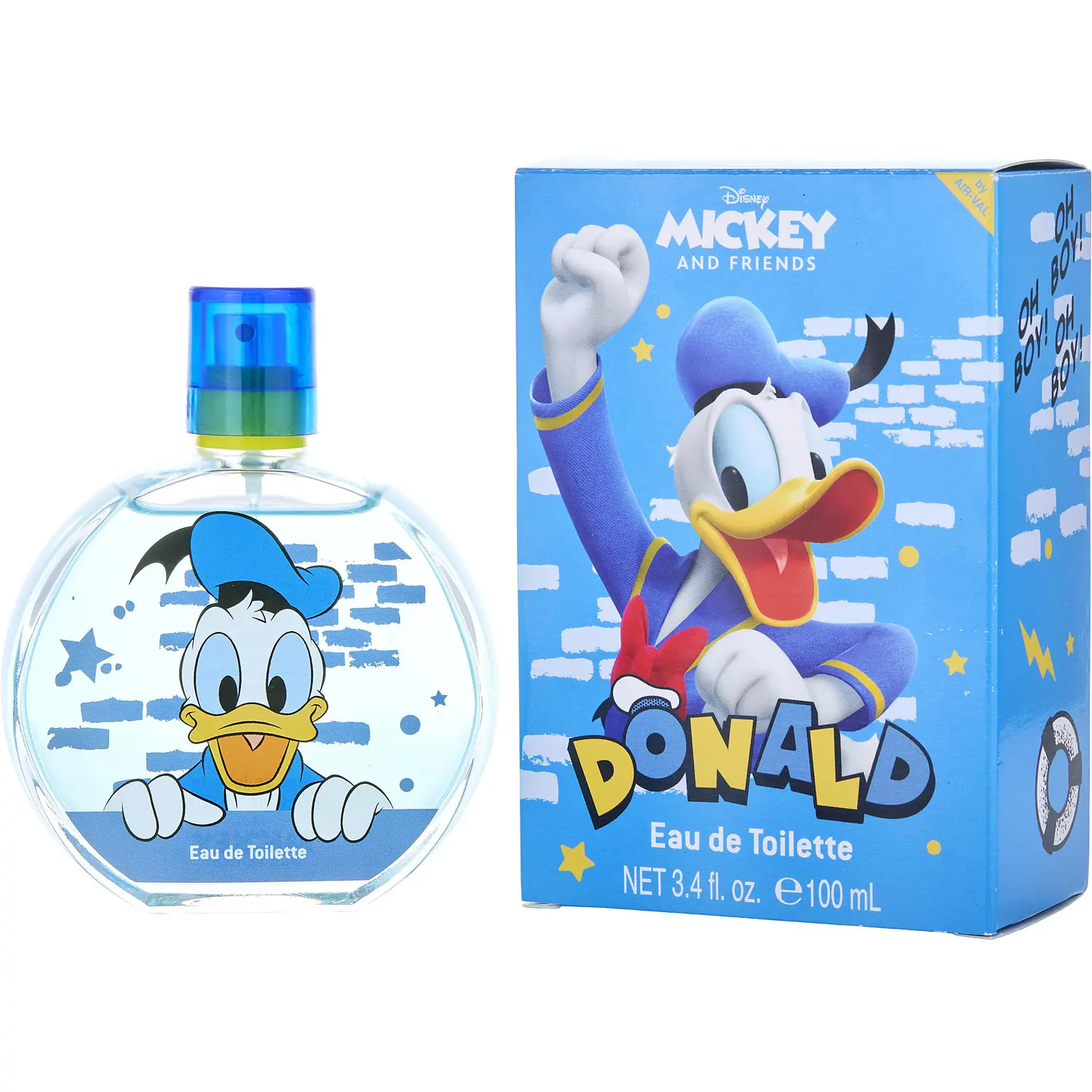 Disney Donald Duck Marine-Scented Spirited Joyful EDT Spray Bottle for Men, Everyday Wear Fragrance Disney Donald Duck Marine-Scented Spirited Joyful EDT Spray Bottle for Men, Everyday Wear Fragrance