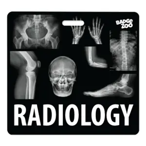 Double-Sided Radiology Marker Holder with Real X-RAY Scans – Waterproof PVC