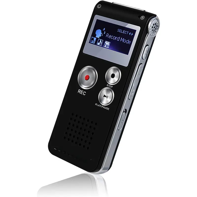 64GB Digital Voice Recorder Voice Activated Recorder for Lectures, Meetings, Interviews Audio Mini Recorder Portable Tape Dictaphone with Playback, USB, MP3