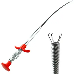 Plumbing Grabber Sink Grabber Flexible Claw Pickup Tool for Litter Pick, Drains,  Sink, Toilet & Clean Dryer Vents (24inch)