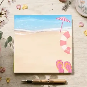 Beachy notepad