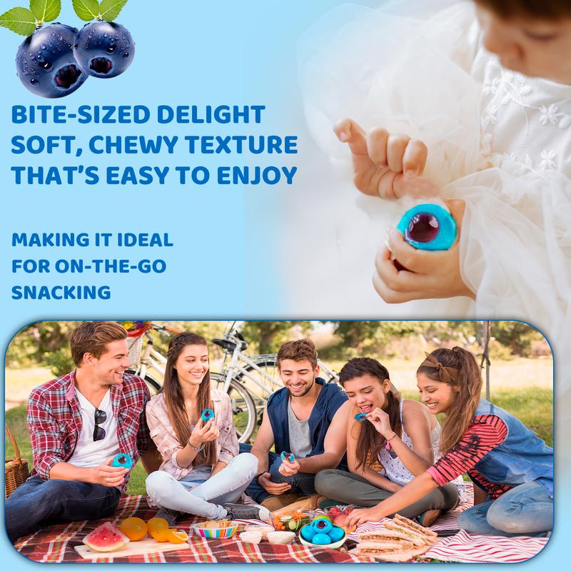 Apexy Eyeball Gummies - with Fruity Liquid Center 11.42oz Eyeball Candy for Halloween, Birthday, Trick Or Treat, Party Candy -Jelly Filled Gummies, Fat Free, Nut Free. 11.42oz (Planet) Snack Soft Bonbon Sweet Chewy