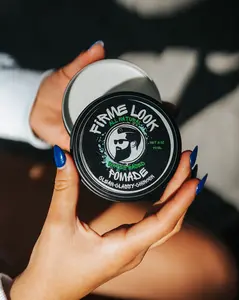 Firme Look All-Natural Water Base pomade - easy application, easy wash, and fresh scent.  All-Natural alternative to gel that is lightweight with a smooth flexible hold.  Great for your haircare routine that is a moisturizer for your hair and scalp.