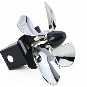 Tow Hitch Cover 77009, Spinning Propeller Trailer Hitch Cover Plastic for 2 Inch Receivers