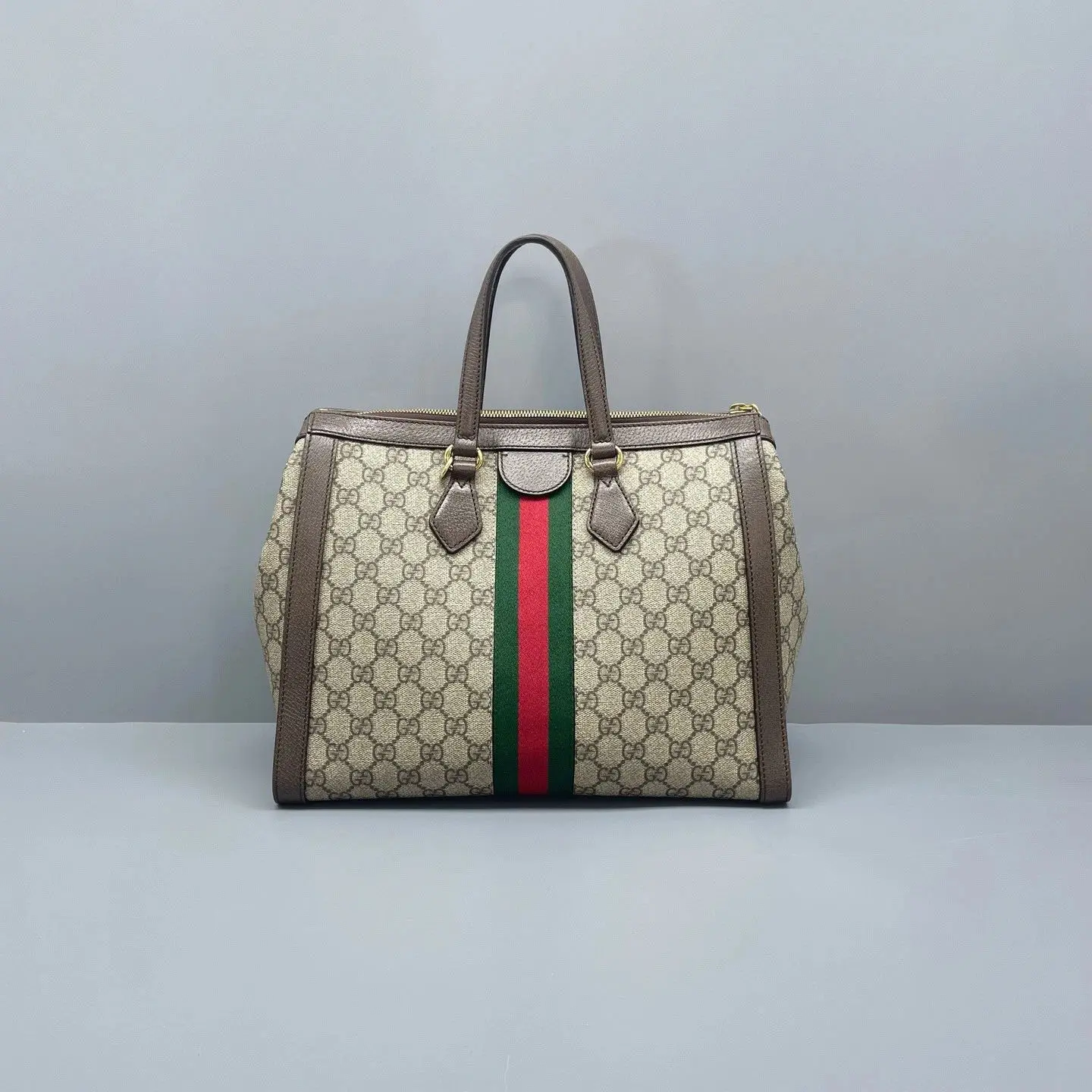 Pre-owned GUCCI As Shown Tote Bags US0274 Ophidia GG Supreme OH V