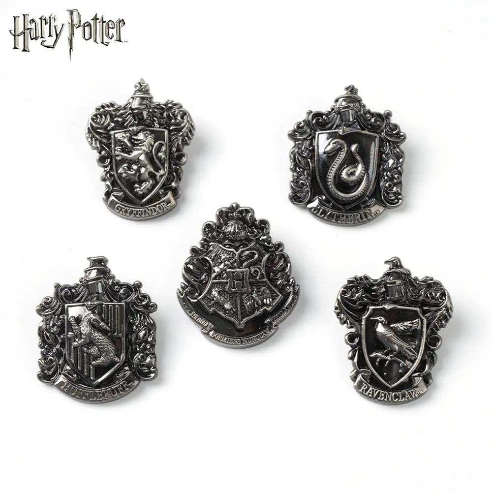 Harry Potter Inspired Hogwarts House Brooch, Collector's Edition Ravenclaw Gryffindor Slytherin Design, Perfect Gift for Fans & Collectors