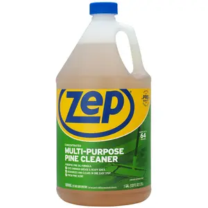 Zep Concentrated Multi-Purpose Pine Cleaner - 128 oz - ZUMPP128 - Multi-Purpose Cleaner for Professional, Commercial and Household Use, From the Bathroom to Kitchens and Dining Rooms