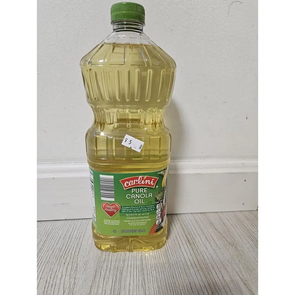 Carlini Pure Canola Oil 1 Liter Bottle High-Quality Cooking Oil for Everyday Use