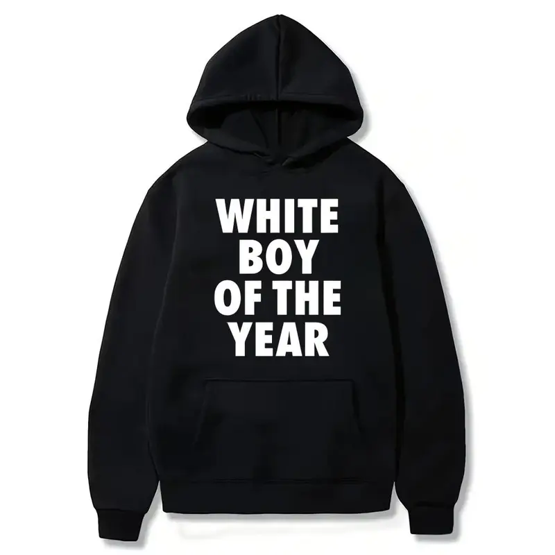 Men's White Boy of the Year Graphic Round Neck Oversized Cotton Short-Sleeve T-Shirt, Vintage Streetwear Casual Tops, Men's Graphic Tees, Vintage T Shirts, Boxy Cotton Tee, Casual Fit, Natural, Soft