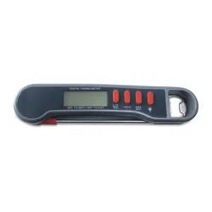 Meat Thermometer Digital Cooking Thermometer Instant Read Oven Thermometer Built-in Folding Probe, LCD Kitchen Utensils Water Proof Foldable Portable Measure