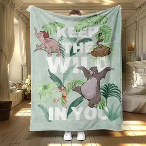 Soft Forest Prince Theme Blanket, All-Season Lightweight Sofa & Living Room Carpet, Unisex Bedding, Multiple Sizes Available