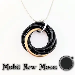 Möbii Moon - Sponsoring Humanity's Relationship with the Moon - Discreet and Stylish Fidget Jewelry  - by Steel Lynx