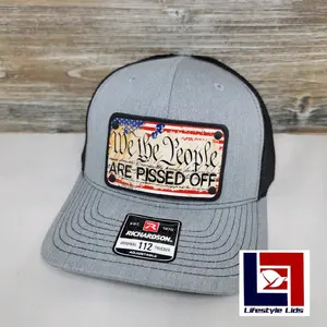 Custom We The People Are Pissed Off Snapback Hat