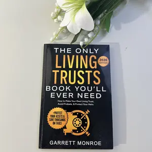 A5 Notebook with "The Only Living Trusts Book You’ll Ever Need" Content – Wealth Strategy Guide for Making Living Trusts, Avoiding Probate, Protecting Heirs & Assets, Saving Thousands on Taxes
