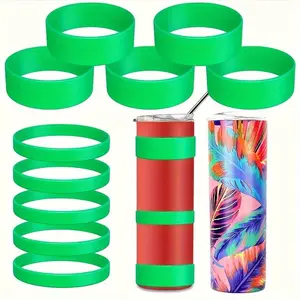 10-Piece Heat Resistant Silicone Tape Set DIY, Includes Large & Small Sizes, Ideal for Crafts & Repairs, Durable Adhesive Material